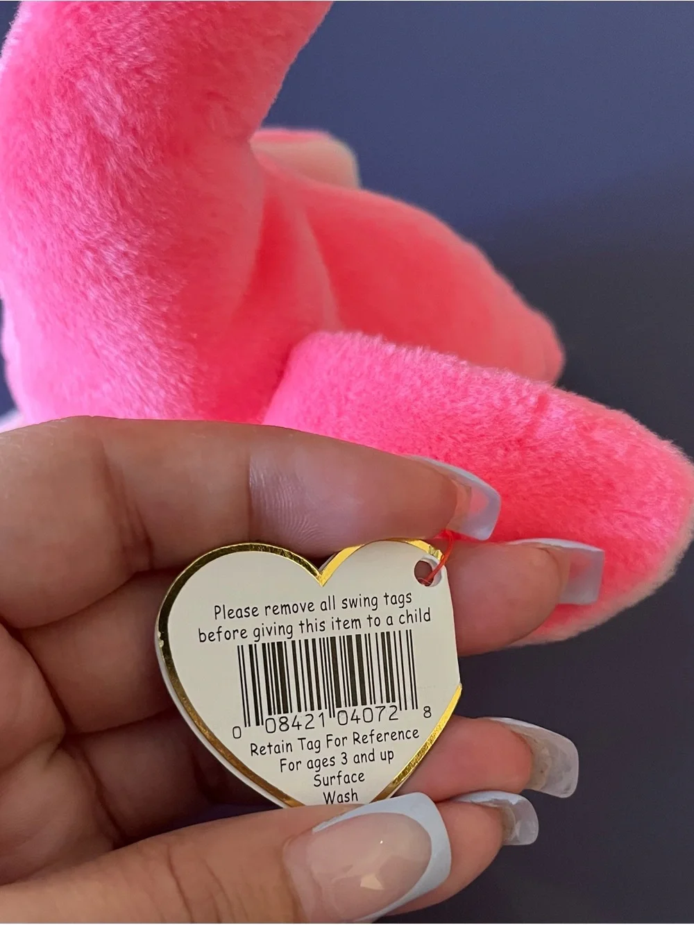 Pinky the Flamingo Beanie Baby